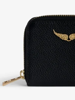 Hot Zadig & Voltaire Mini ZV PurseICONIC Noirgold